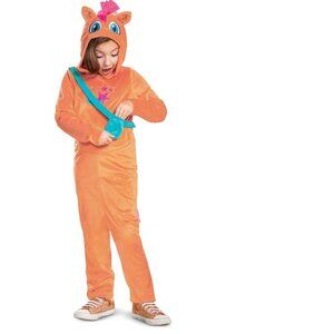 My Little Pony Sunny Halloween Costume 4/6 Hooded Jumpsuit Orange 3 Pc Girls